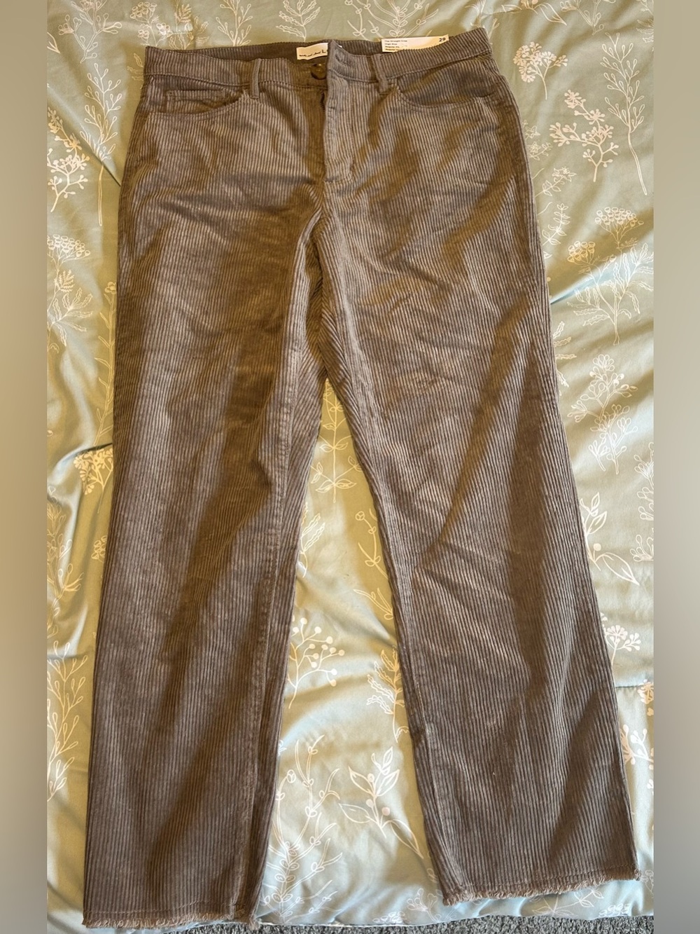 Women’s Loft Taupe Corduroy Pants NWT